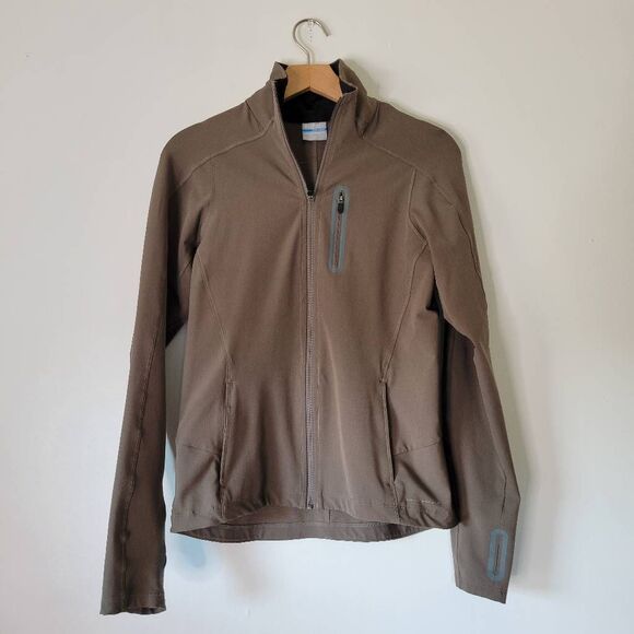 Columbia Titanium Omni-Shield Softshell Jacket – Women’s XS Taupe Brown Zip - Picture 1 of 11